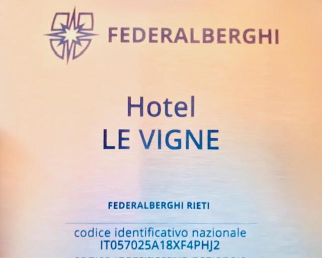 Hotel Le Vigne Contigliano Kültér fotó